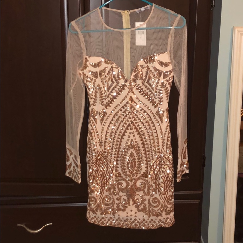 Gold dress